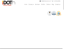 Tablet Screenshot of dothsolutions.com